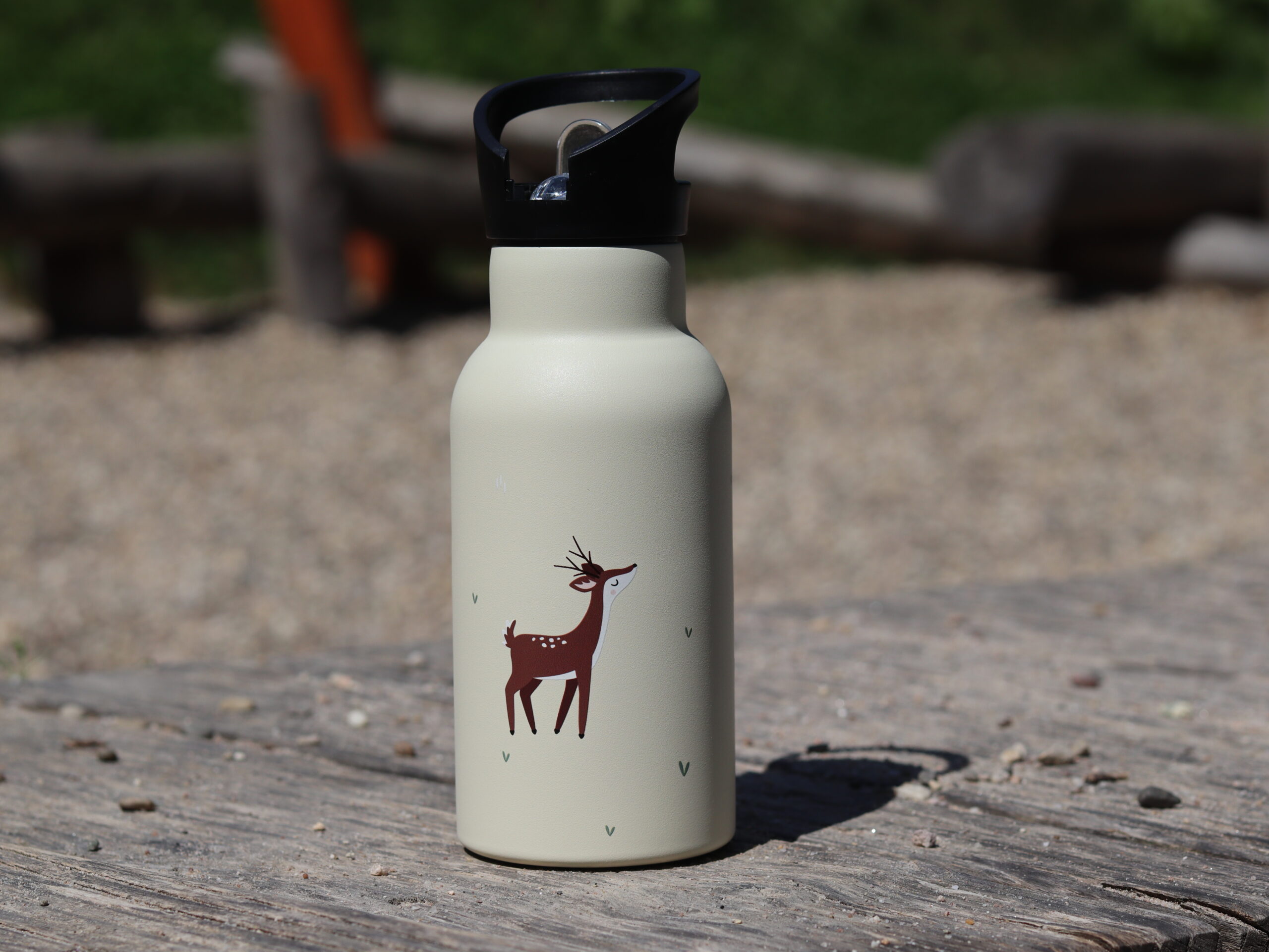 Kinder Trinkflasche 350ml mit Namen - Reh V2 – Bild 2