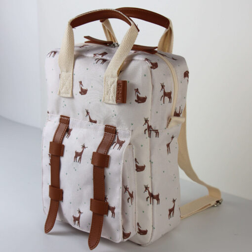 Kindergartenrucksack Classic mit Namen - Reh V2 – Bild 2