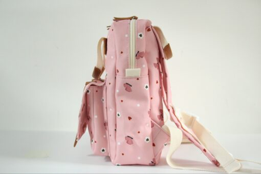 Kinderrucksack mit Brust und Schultergurt personalisiert mit Namen - Schmetterling – Bild 2