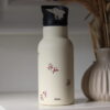 Edelstahl Kindertrinkflasche EliNik 350ml mit Namen Rosen