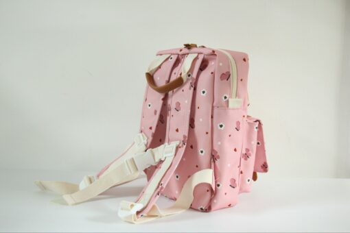 Kinderrucksack mit Brust und Schultergurt personalisiert mit Namen - Schmetterling – Bild 4