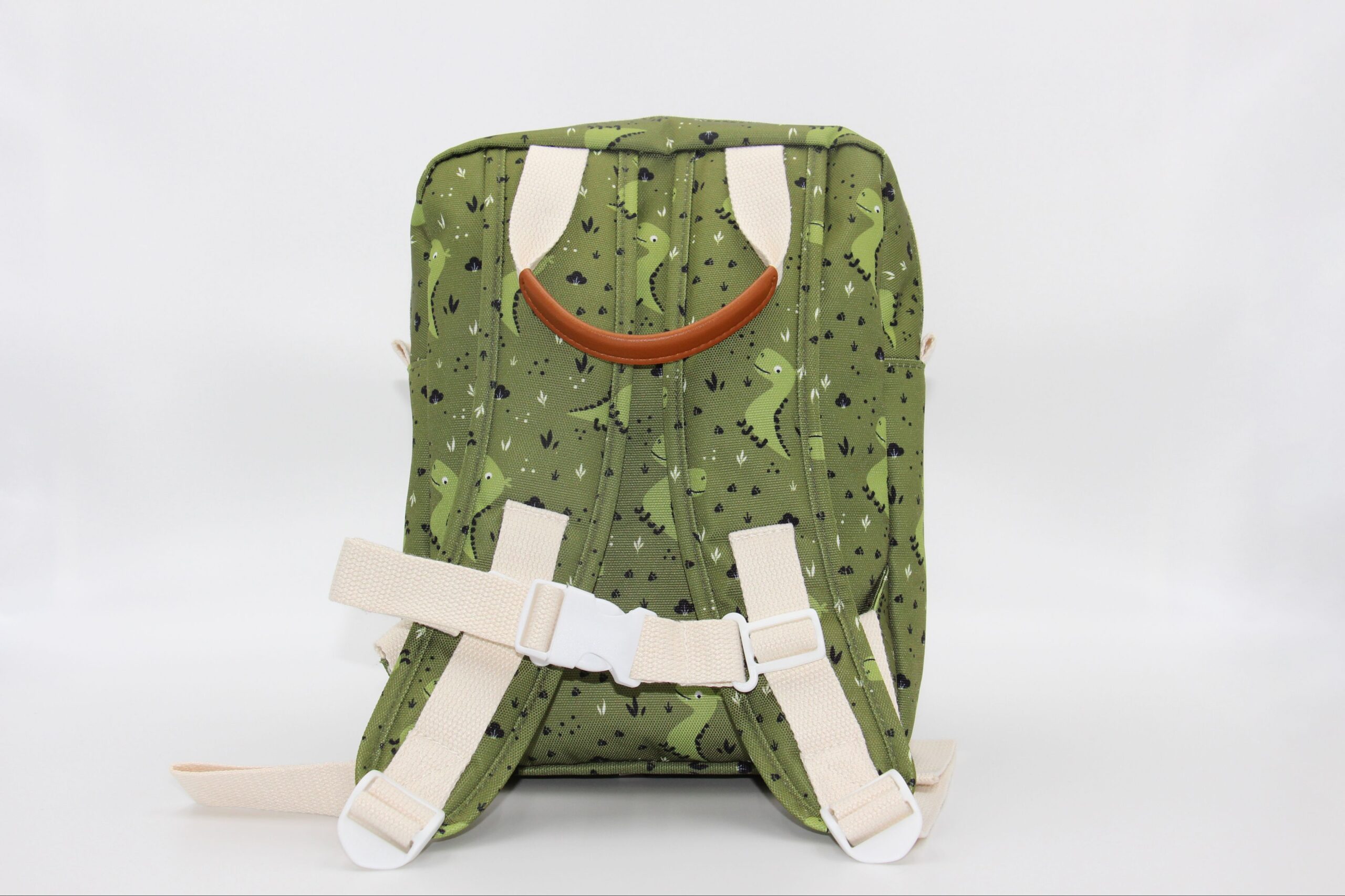 Kinderrucksack mit Brust und Schultergurt personalisiert mit Namen - Dino – Bild 4