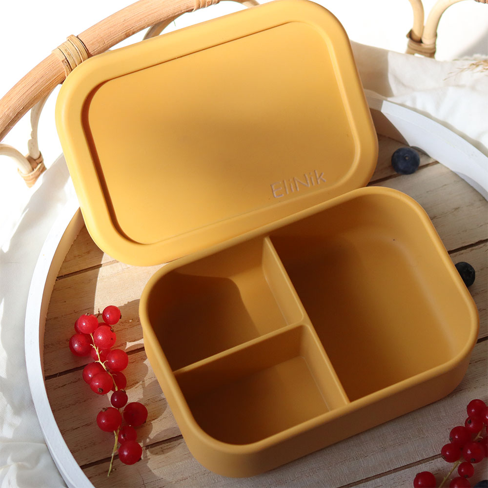 Silikon Brotdose mit Namen für Kinder